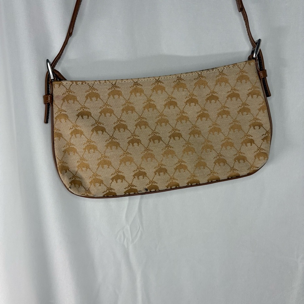 Brooks brothers Stylish Tan Patterned Women's Bag